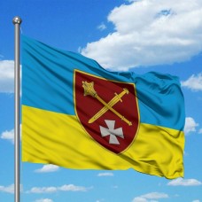 Прапор ОК Захід (жовто-блакитний)